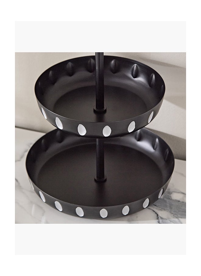 Ornate 2-Tier Cake Stand 30 x 39 x 30 cm