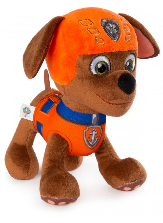 Paw Patrol 8 Zuma Plush Toy, Standing Plush with Stitched Detailing, for Ages 3 and up