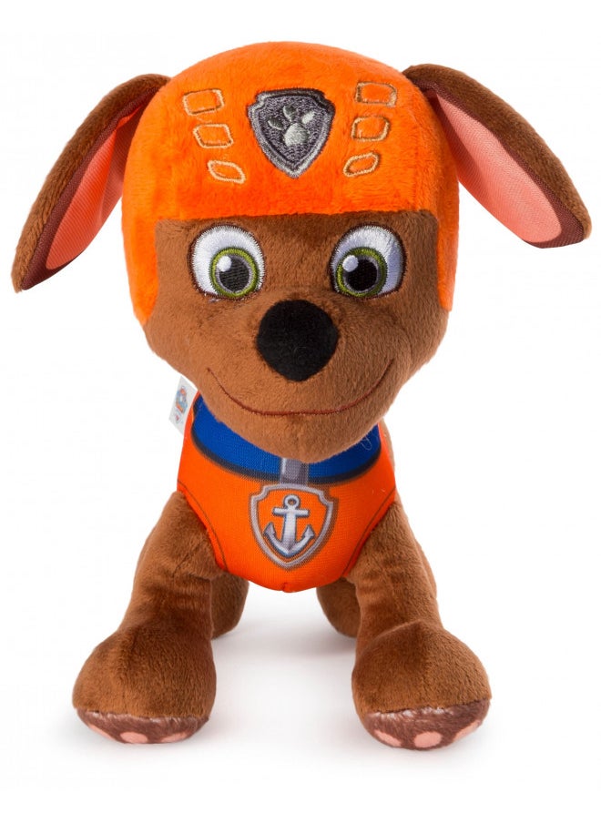 Paw Patrol 8 Zuma Plush Toy, Standing Plush with Stitched Detailing, for Ages 3 and up