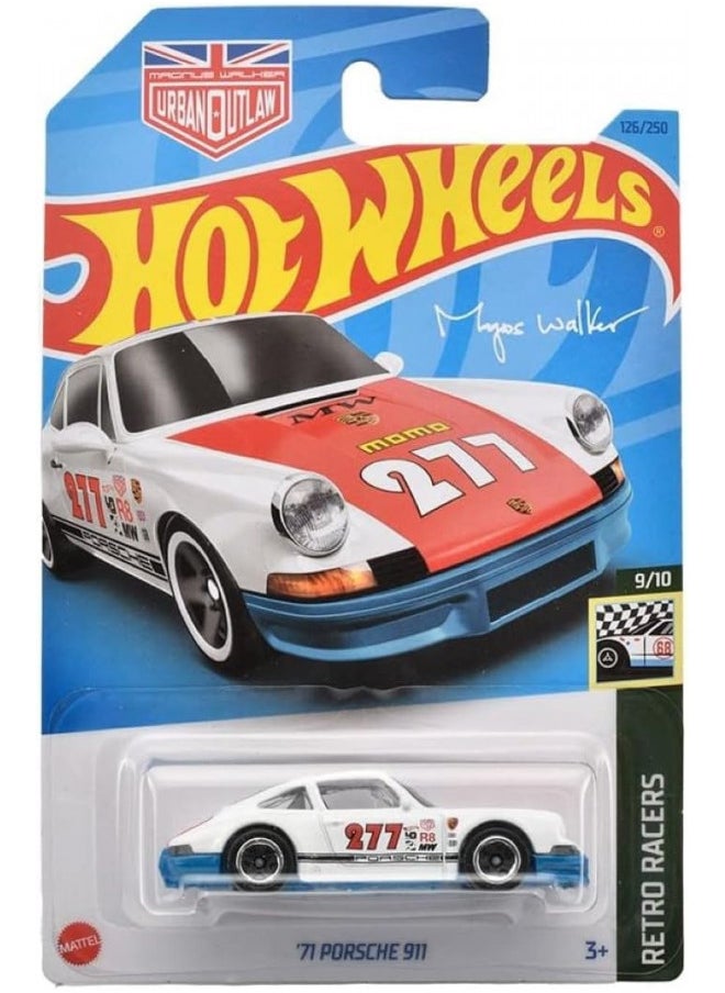 Hot Wheels '71 Porsche 911 (White) 2023 Retro Racers