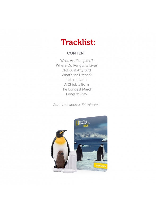 NATIONAL GEOGRAPHIC Penguin Audio Play Character for Tonies