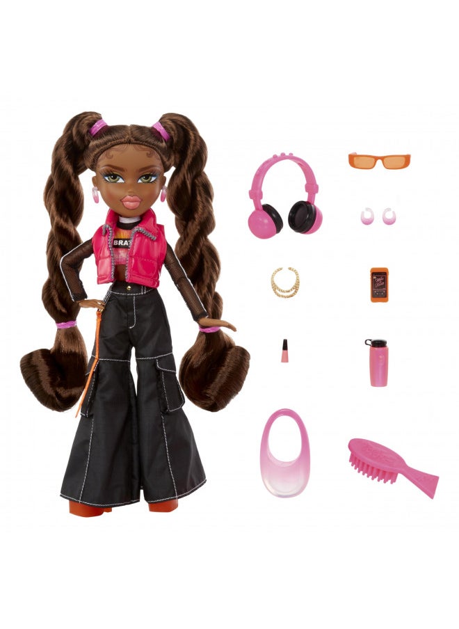 Bratz Alwayz Sasha Fashion Doll with 10 Accessories and Poster