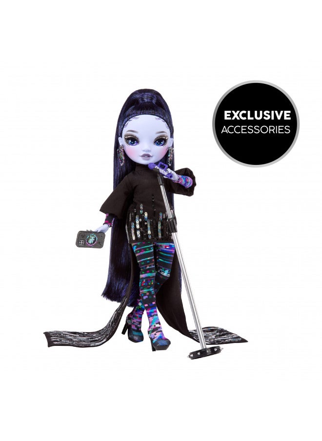 Rainbow High Shadow High Reina Glitch Crowne- Purple Fashion Doll. Fashionable Outfit & 10+ Colorful Play Accessories. Great Gift for Kids 4-12 Years Old & Collectors