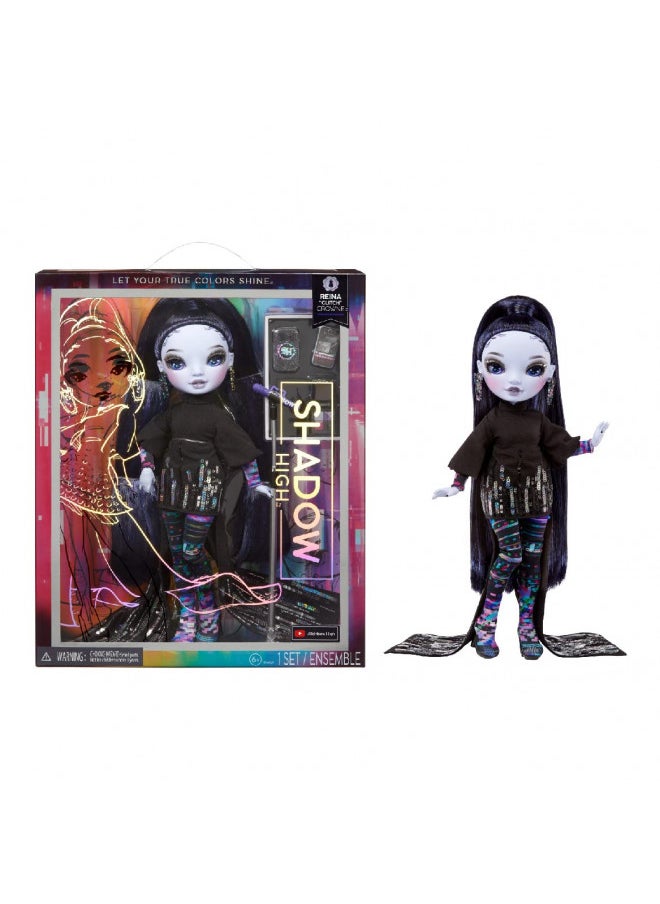 Rainbow High Shadow High Reina Glitch Crowne- Purple Fashion Doll. Fashionable Outfit & 10+ Colorful Play Accessories. Great Gift for Kids 4-12 Years Old & Collectors