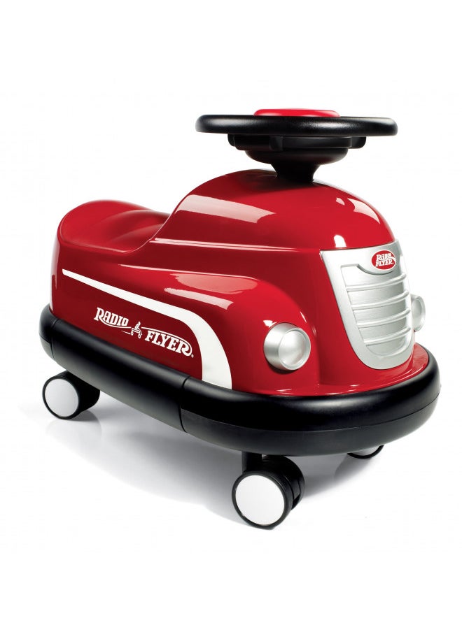 Radio Flyer Classic Bumper Car, Red Ride On Toy for Ages 1-3