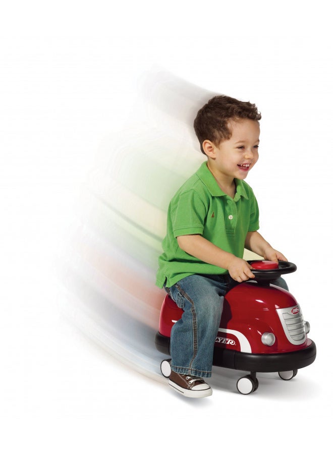 Radio Flyer Classic Bumper Car, Red Ride On Toy for Ages 1-3