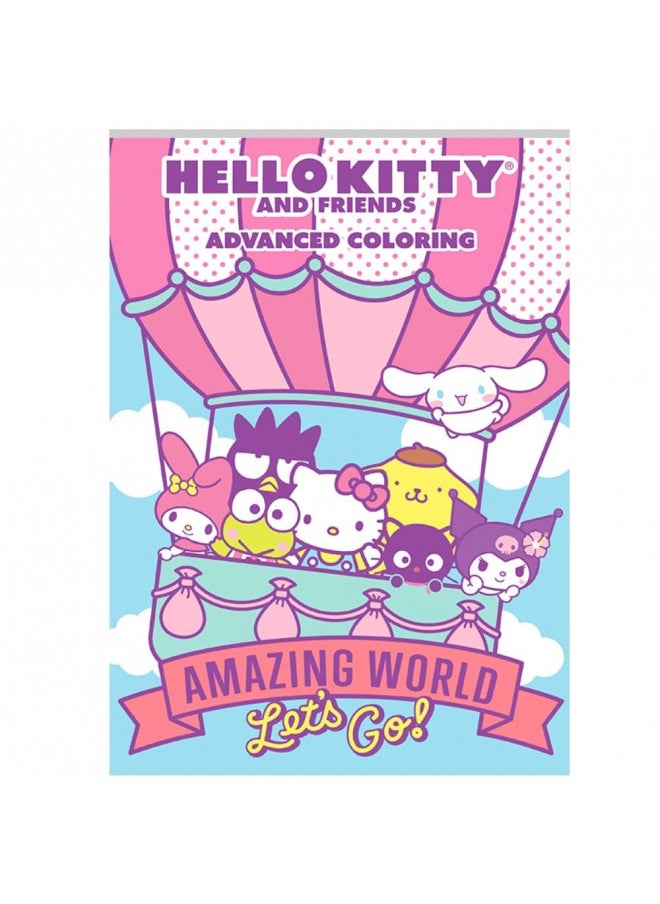 Bendon Hello Kitty and Friends Advanced Coloring Book (Amazing World Let's Go)