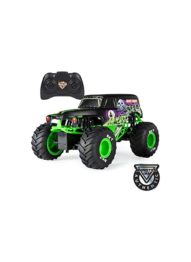 Monster Jam, Official Grave Digger Remote Control Truck 1:15 Scale, 2.4GHz