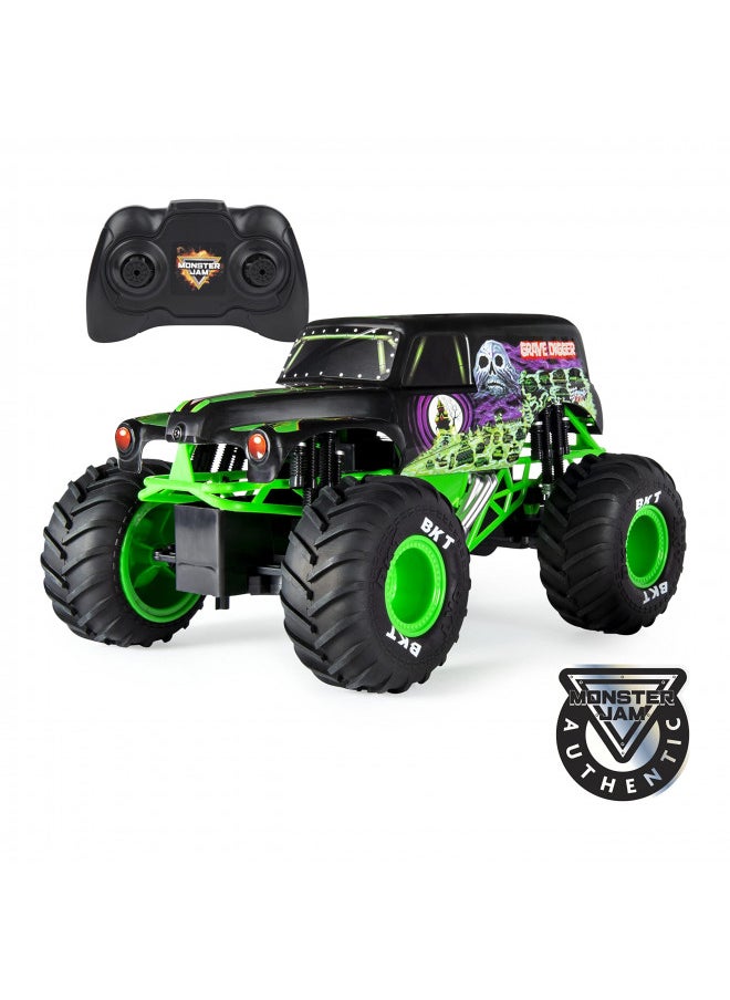 Monster Jam, Official Grave Digger Remote Control Truck 1:15 Scale, 2.4GHz