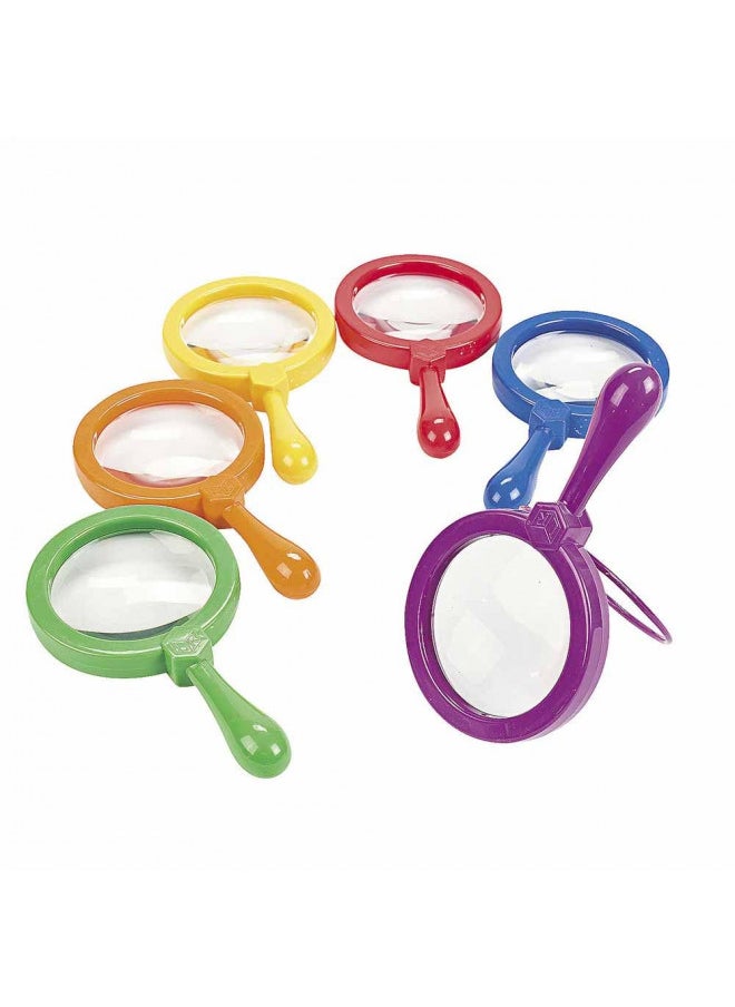 Learning Resources Jumbo Magnifiers - 6 Pieces, Ages 3+ Toddler Learning Toys, Exploration Toys for Kids, Magnifiers for Kids