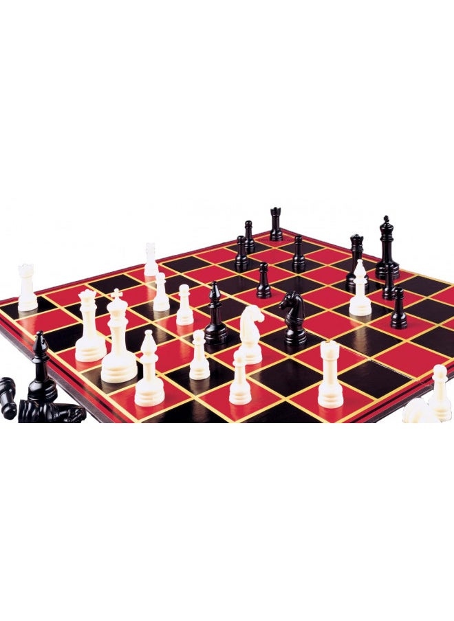 Pressman Toy Chess in Box, Red