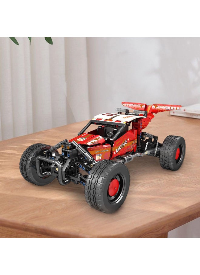 Mould King RC Off-Road Building Car Toys, 515 Pieces Building Blocks Lightning Climbing Car Model with Motors (Remote Control and APP Control), Intelligent Building Kits for Boys