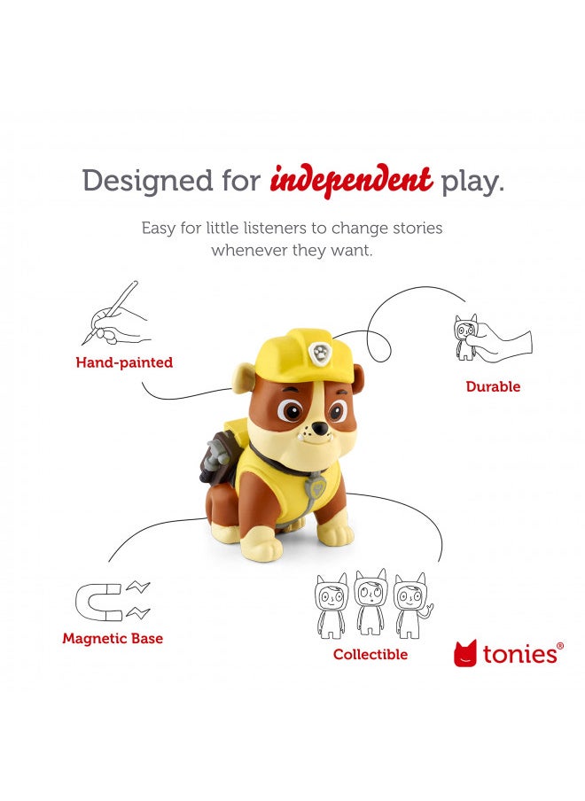 Tonies Rubble Audio Play Character from Paw Patrol