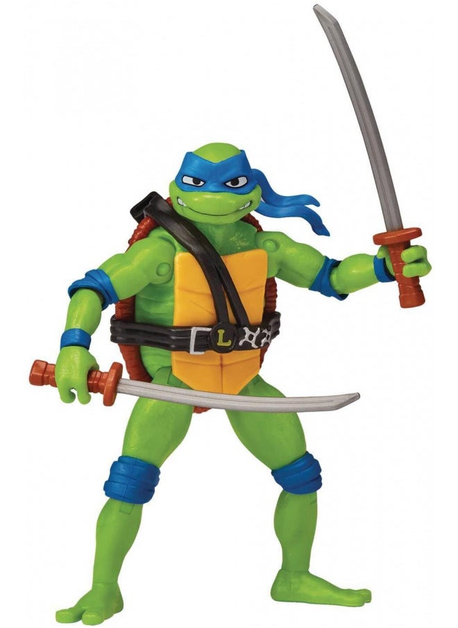 Teenage Mutant Ninja Turtles: Mutant Mayhem 4.5 Leonardo Basic Action Figure by Playmates Toys