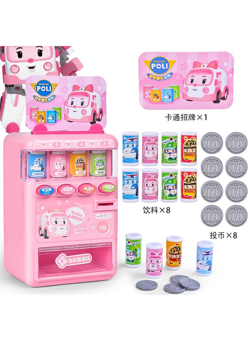 POLI Talking Vending Machine Toy for Kids Medium [Amba] Vending Machine-Color Box