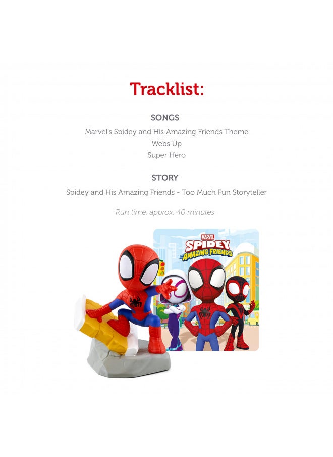 Tonies Spidey Audio Play Character from Marvel Spidey and His Amazing Friends