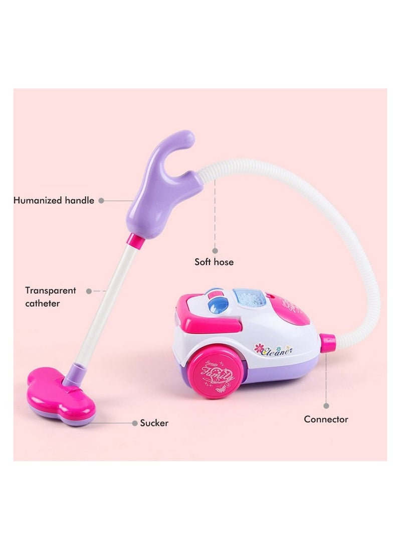 Electric Vacuum Cleaner With Cleaning Accessories Toys Set