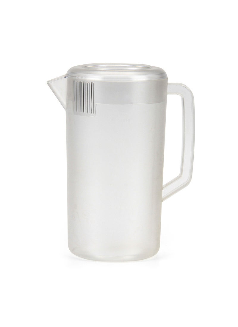 Large Capacity Plastic Pitcher with Scale 3500ml (transparent frosted)(24/box)