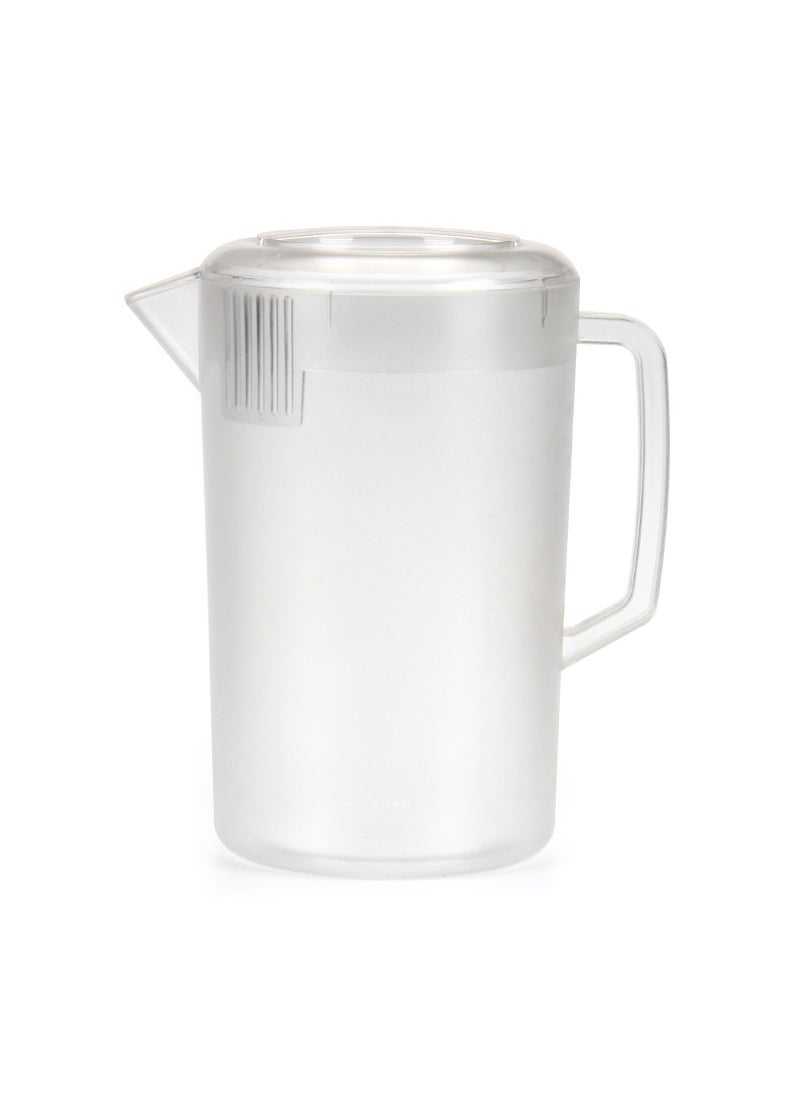 Large Capacity Plastic Pitcher with Scale 5000ml (transparent frosted)(24/box)