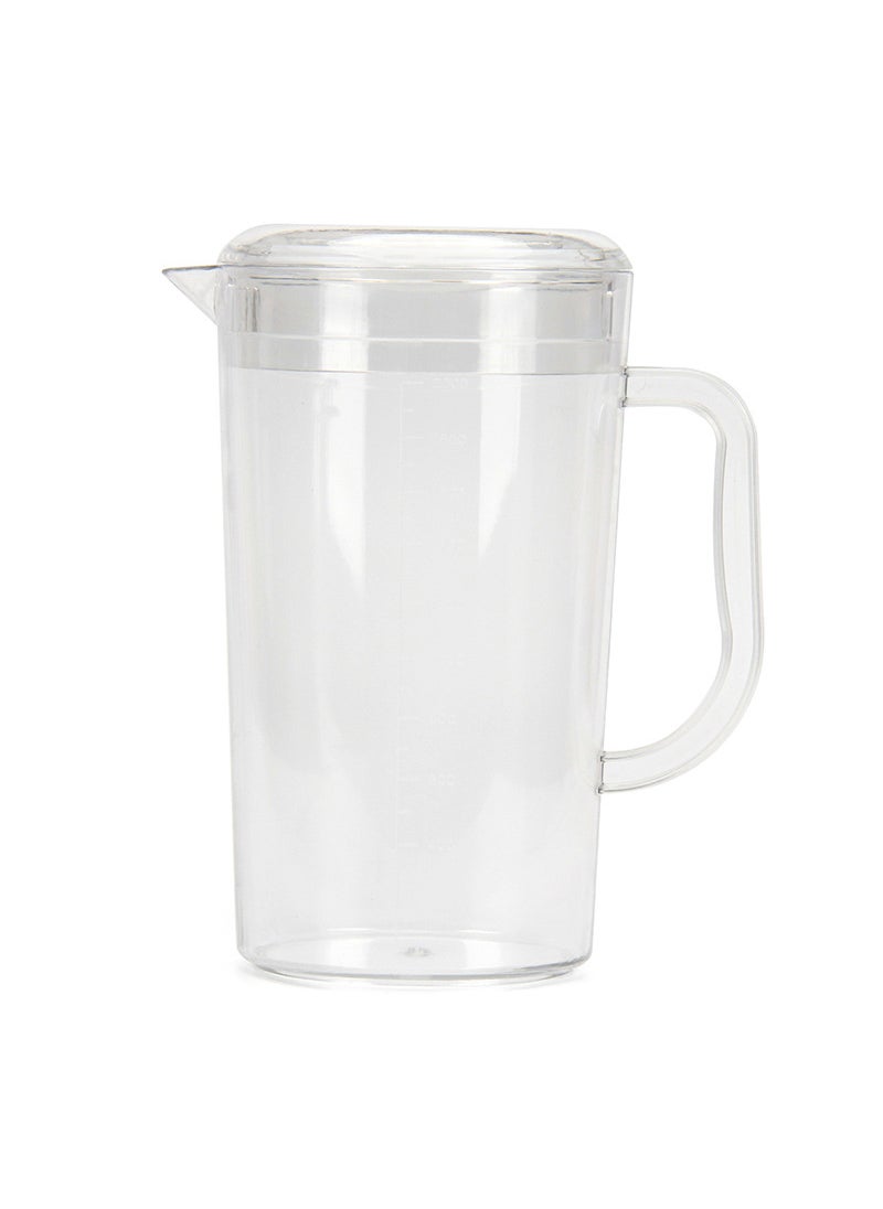 Large Capacity Plastic Pitcher with Scale 2000ml (transparent)(36/box)