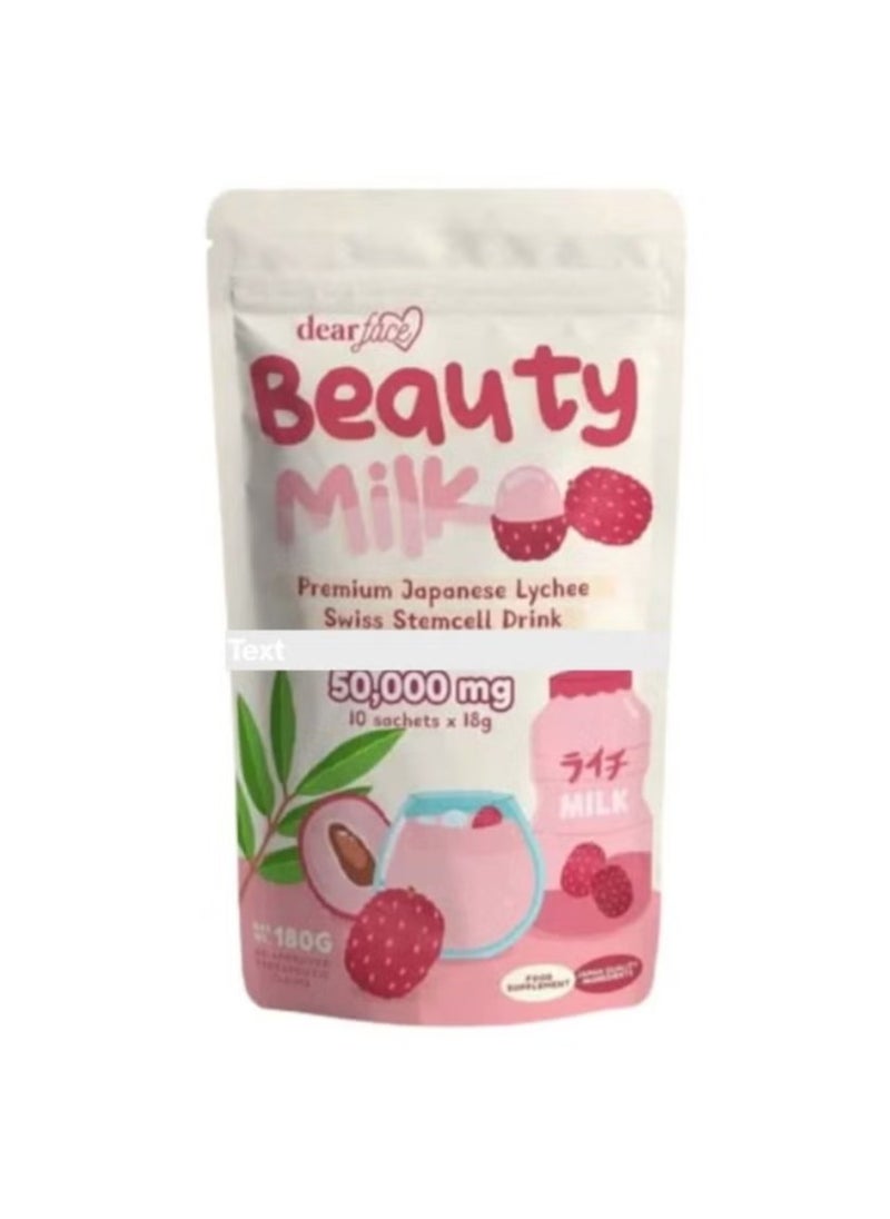 Beauty Milk Premium Japanese Lychee Swiss Stemcell Drink