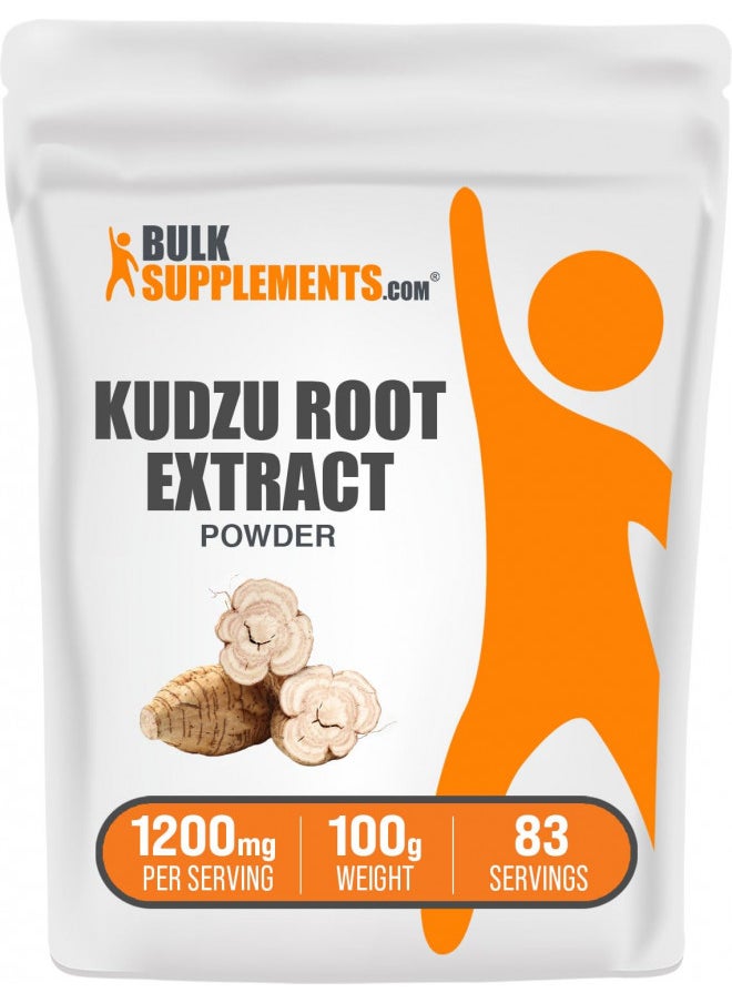 Kudzu Root Extract Powder - Herbal Supplement Powder - Pure, Gluten Free - 1200mg (1.2 g) per Serving, 83 Servings (100 Grams - 3.5 oz)