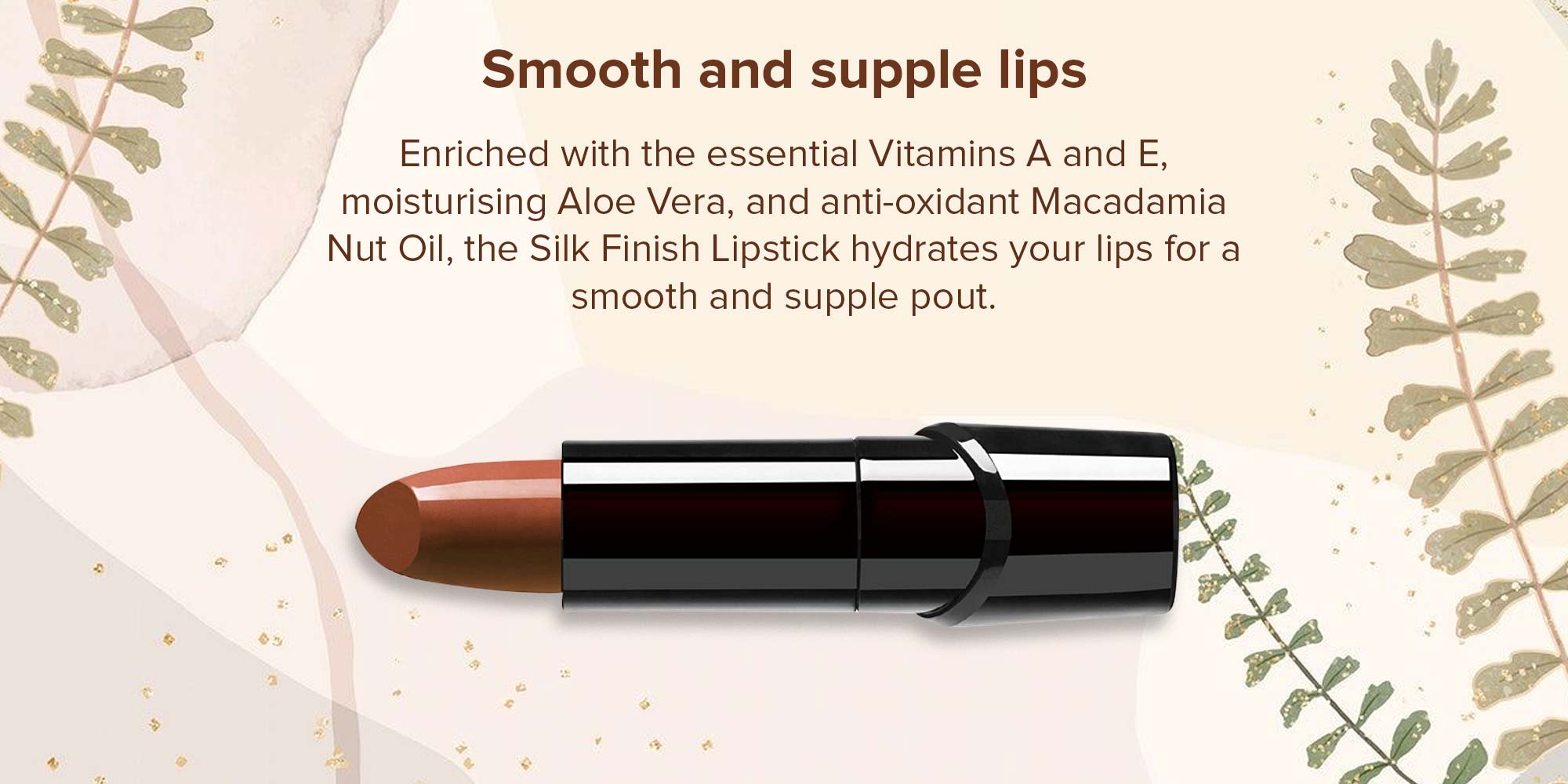 Silk Finish Lipstick 506B Mink Brown