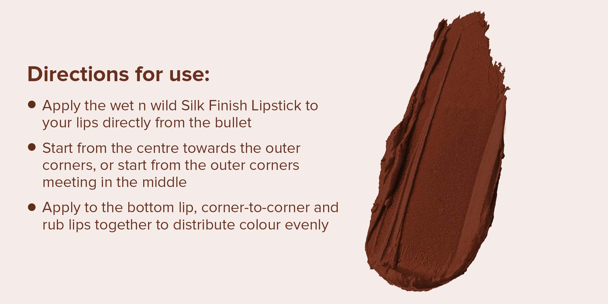 Silk Finish Lipstick 506B Mink Brown