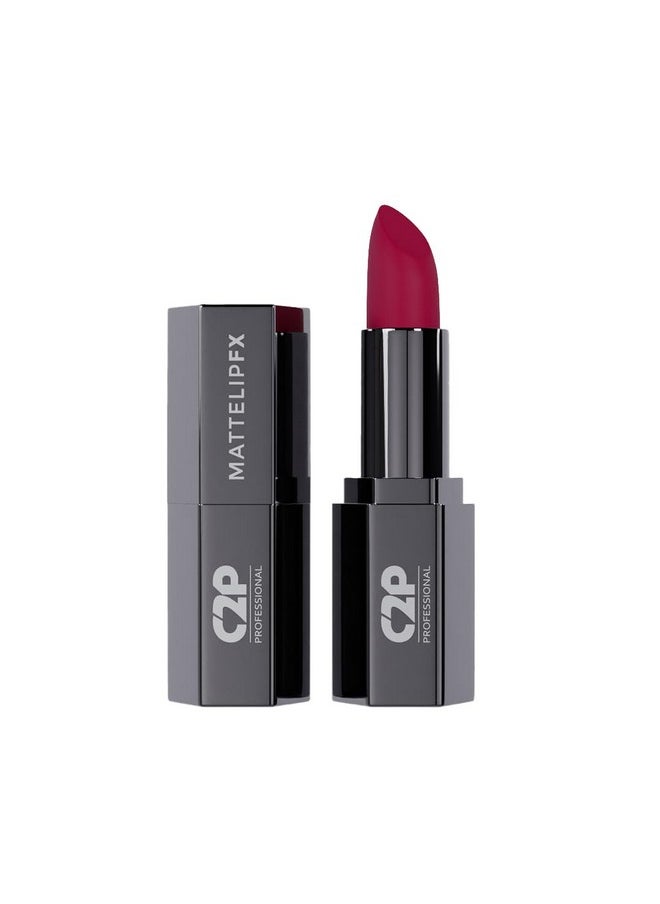 C2P Pro Matte Bullet Lipstick Smudge Proof Waterproof | Pink Lipsticks For Women | Keeps Lips Moisturized Non Drying And Long Stay With Vitamin E & Shea Butter - 3.5 Gm