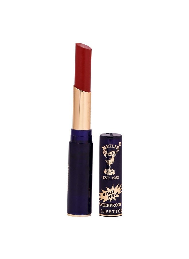 Non Transfer Matte Lipstick, Matte Finish, 4 G - In Maroon