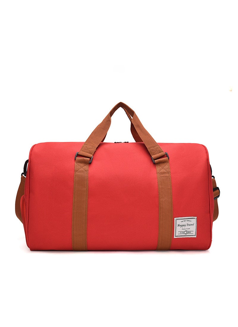 Fitness Yoga Swim Gym Bag with Wet-Dry Separation Red.