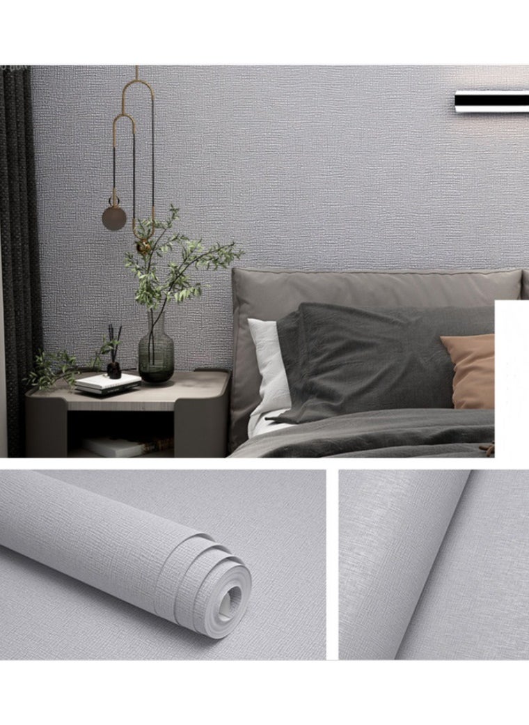 0.53x9.2m Modern Minimalist Plain Non-Woven Wallpaper for Living Room Bedroom - American Style