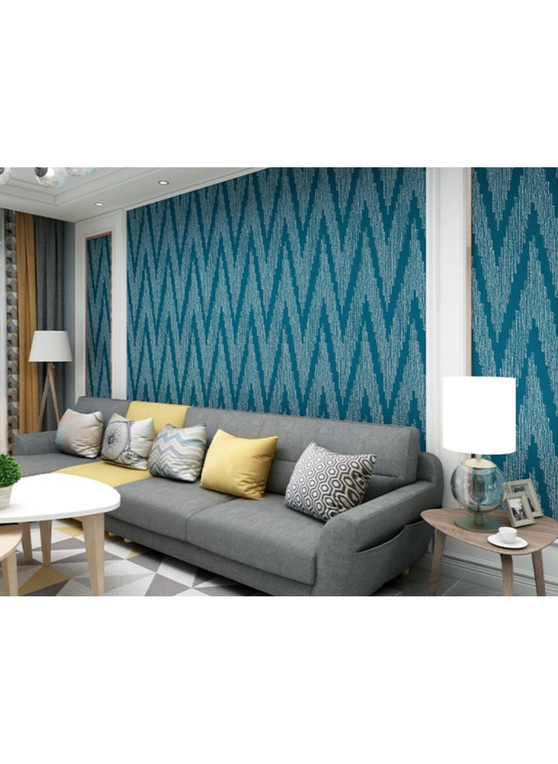 0.53x9.2m Modern Minimalist Plain Non-Woven Wallpaper for Living Room Bedroom - American Style