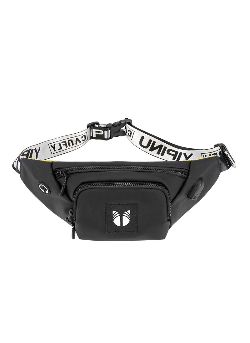 WeiQiang Korean Fashion Chest Bag for Women 2022 Noble Black