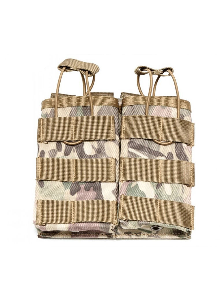 3-Link MOLLE Attachment Pouch 5.56 Quick Release Tactical JPC Vest Accessory 5.56 two packets [CP camouflage]]