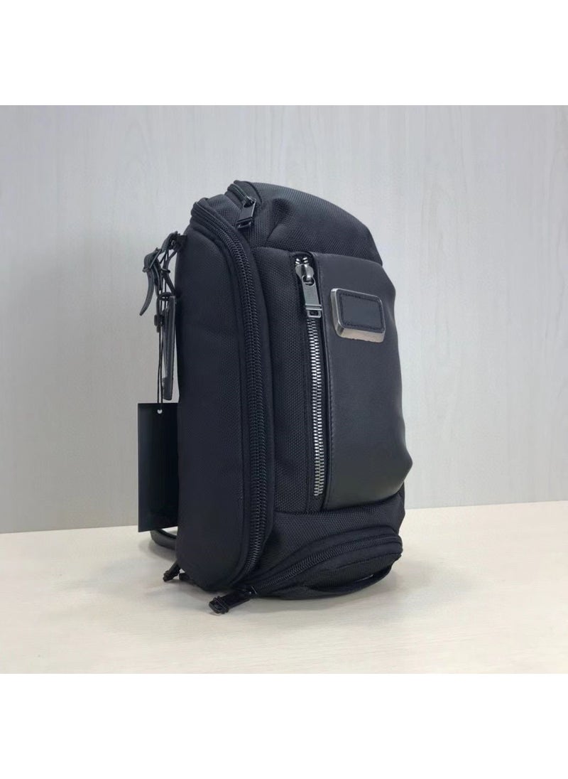 Mens Casual Tactical Sling Chest Bag 232399D Black