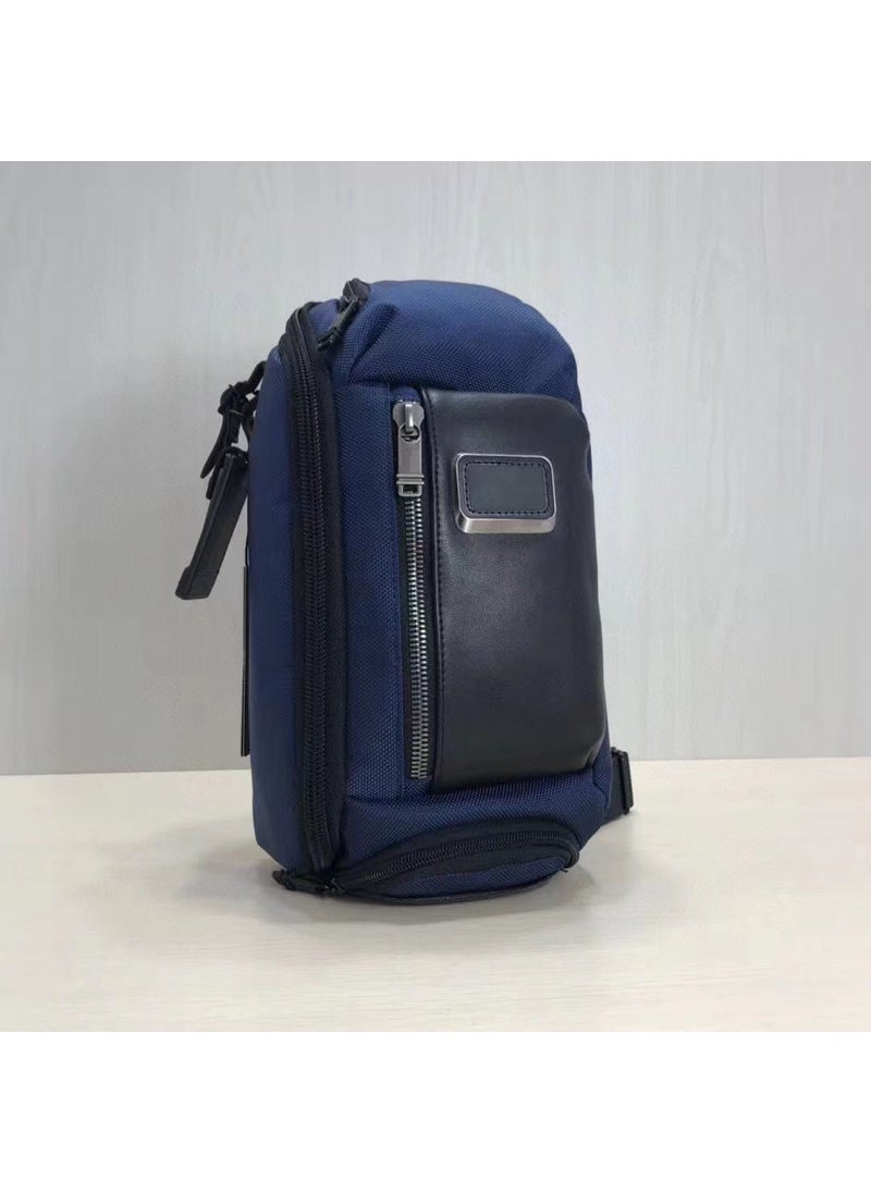 Mens Casual Tactical Sling Chest Bag 232399D Dark Blue