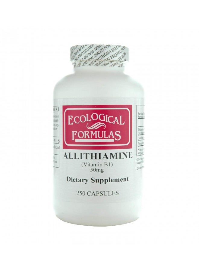 Ecological Formulas Allithiamine Vitamin B1, 50 mg, 250 Capsules