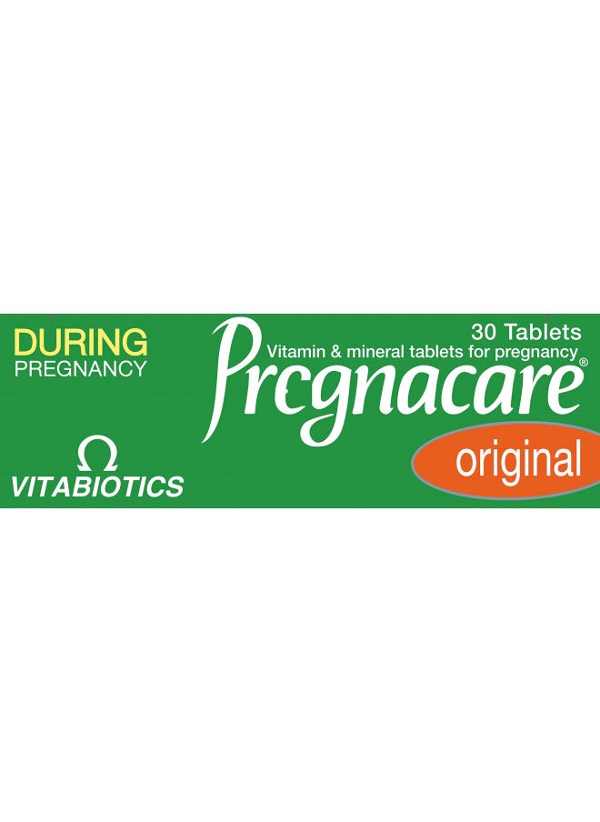 Vitabiotics - Pregnacare - Original - 30 Tablets