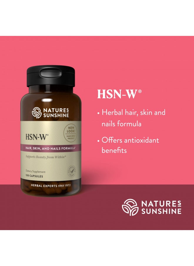 Nature's Sunshine HSN-W, 100 Capsules