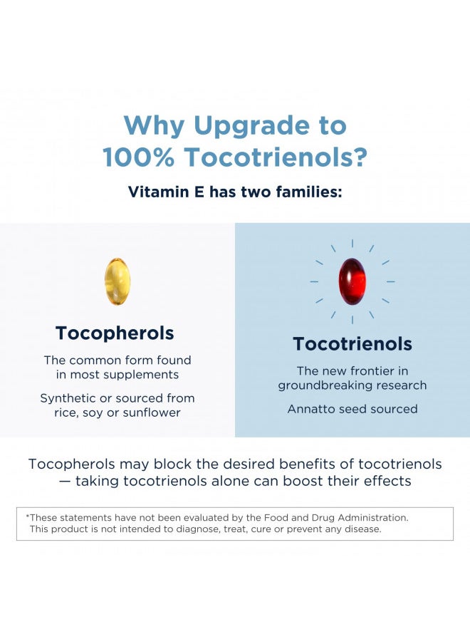 Designs for Health Annatto-E 150mg Tocotrienols - DeltaGold Vitamin E Complex Supplement with Delta + Gamma Tocotrienols - Cardiovascular, Healthy Aging + Antioxidant Support - Non-GMO (30 Softgels)