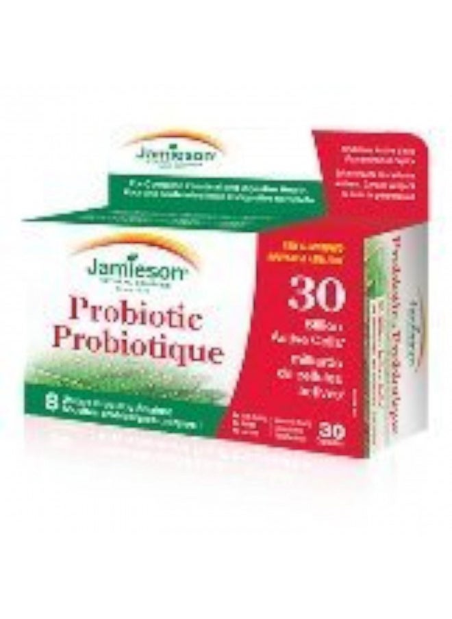 Probiotic 30 Billion-30 caps Brand: Jamieson Laboratories