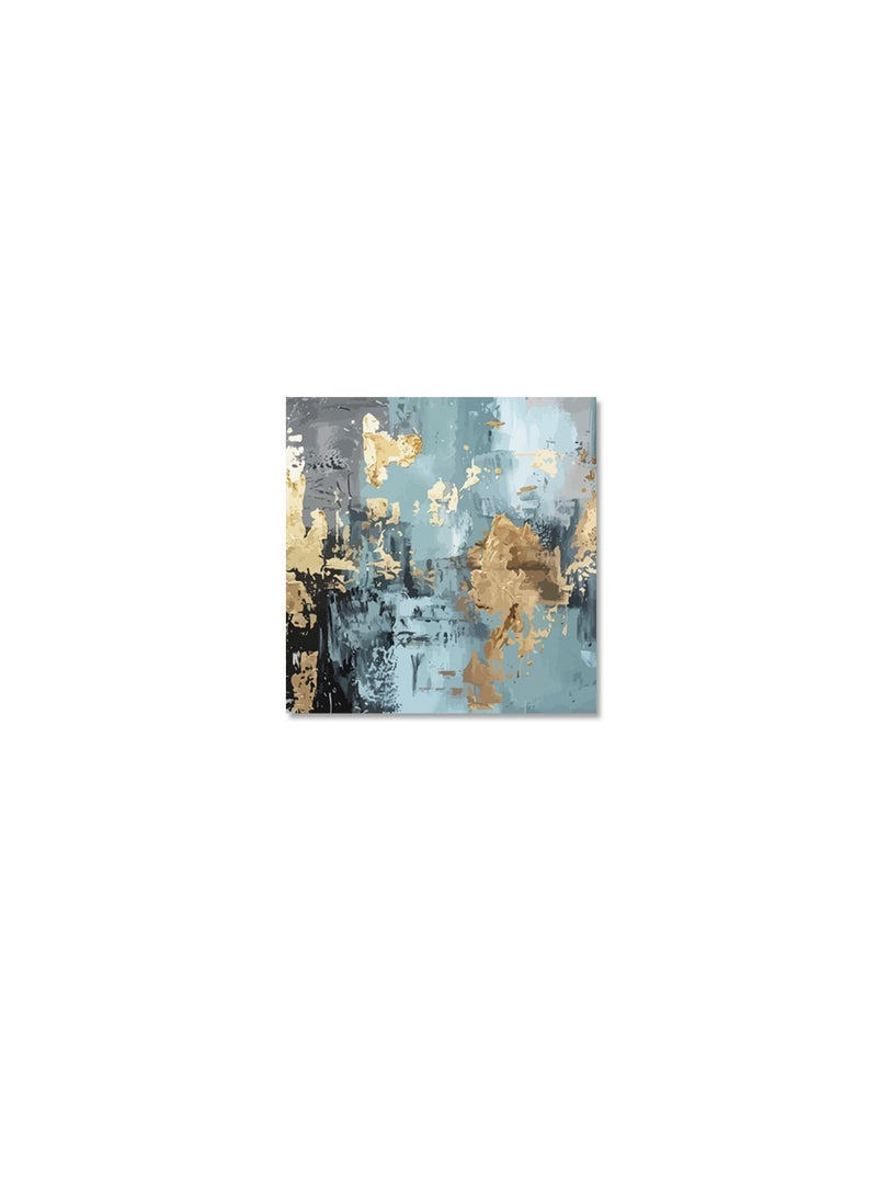 Abstract Canvas Artwork on Cotton Canvas with Wooden Stretcher – Wall Mount Friendly, Includes Hooks and Screws, Available in Sizes: 40x40, 60x40, 80x60, 80x120, 100x100, 100x150