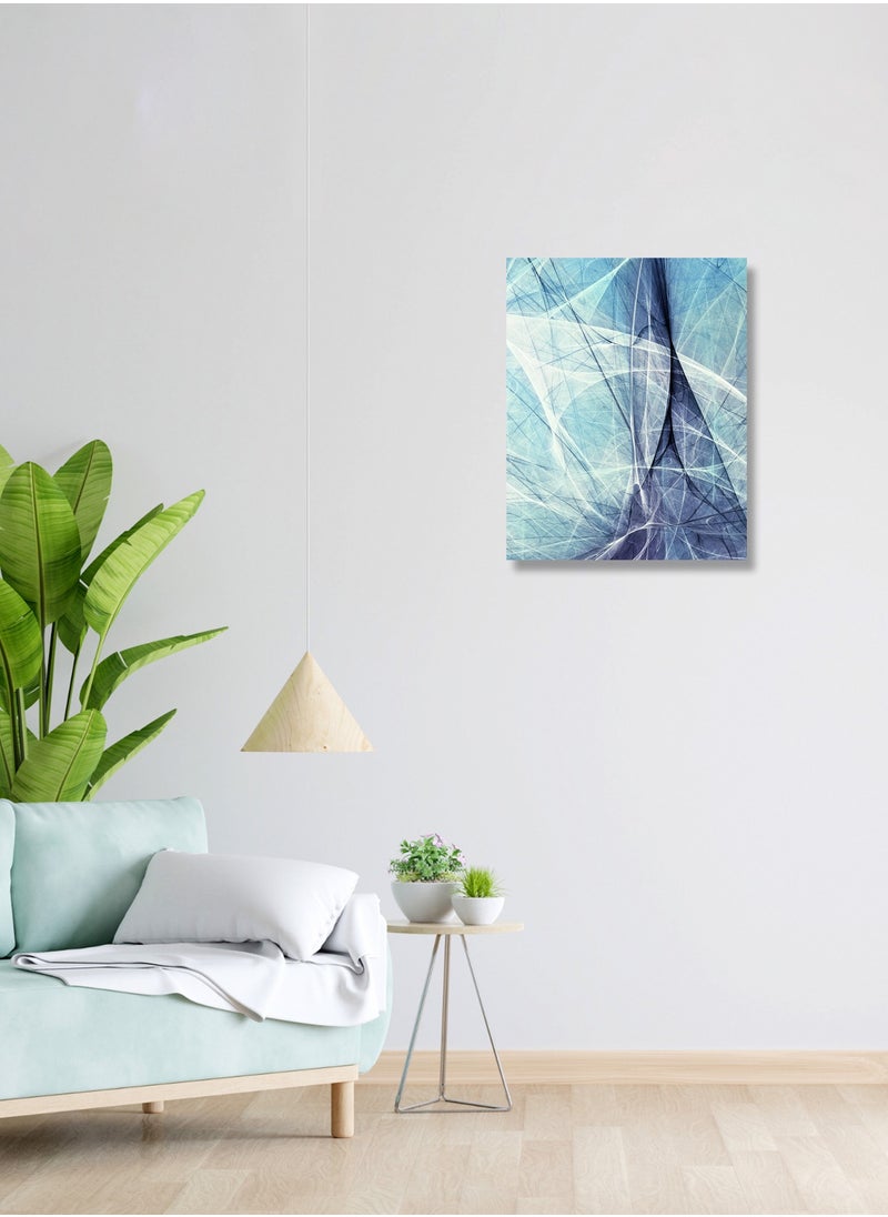 Abstract Canvas Artwork on Cotton Canvas with Wooden Stretcher – Wall Mount Friendly, Includes Hooks and Screws, Available in Sizes: 40x40, 60x40, 80x60, 80x120, 100x100, 100x150