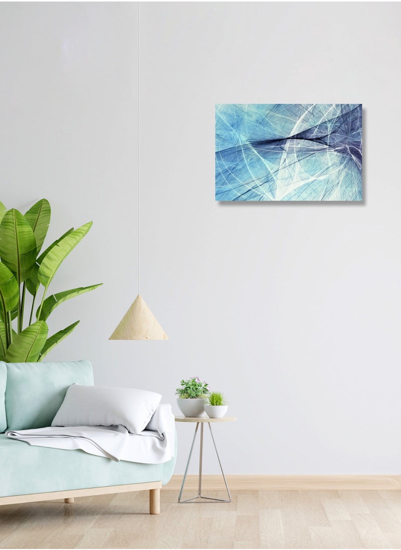 Abstract Canvas Artwork on Cotton Canvas with Wooden Stretcher – Wall Mount Friendly, Includes Hooks and Screws, Available in Sizes: 40x40, 60x40, 80x60, 80x120, 100x100, 100x150