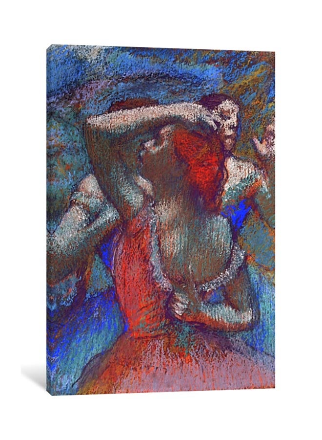 Dancers 2 Canvas Print Wall Art Multicolour 100x67x3.5cm