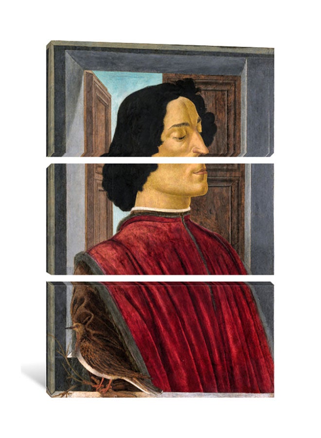 3-Piece Canvas Print Giuliano Di Medici Wall Art Multicolour 150 x 100 x 3.5cm