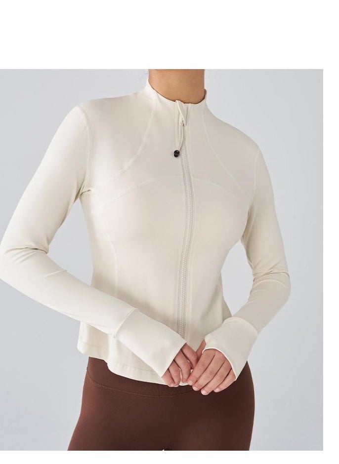 Women's High-End Breathable Long Sleeved Sports Sun Protection Yoga Suit