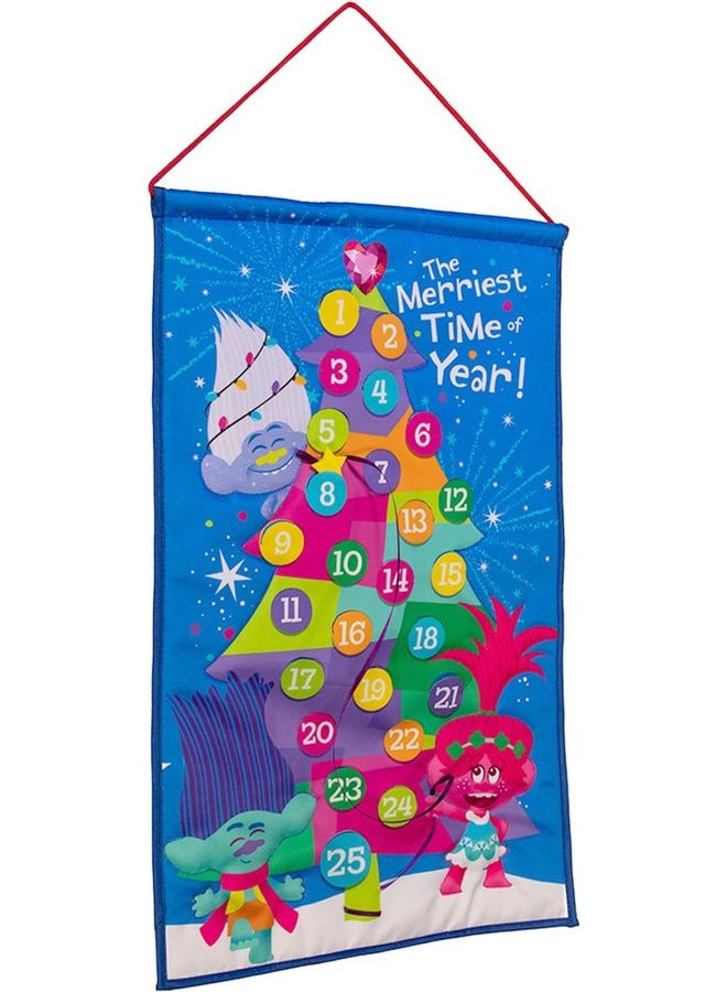 Christmas Kurt Adler Trolls Advent Calendar Multicolour 19inch