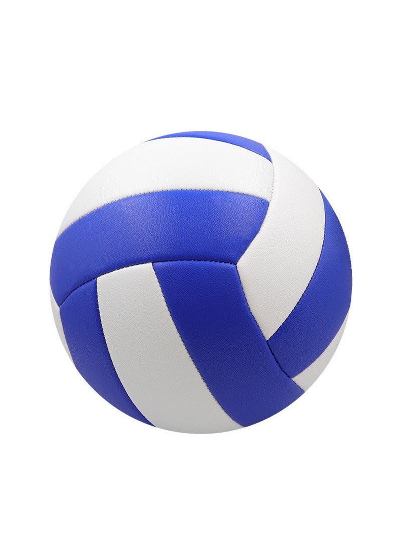 1 x 5 pcs Professional PVC Volleyball Official Size 5 Blue and White